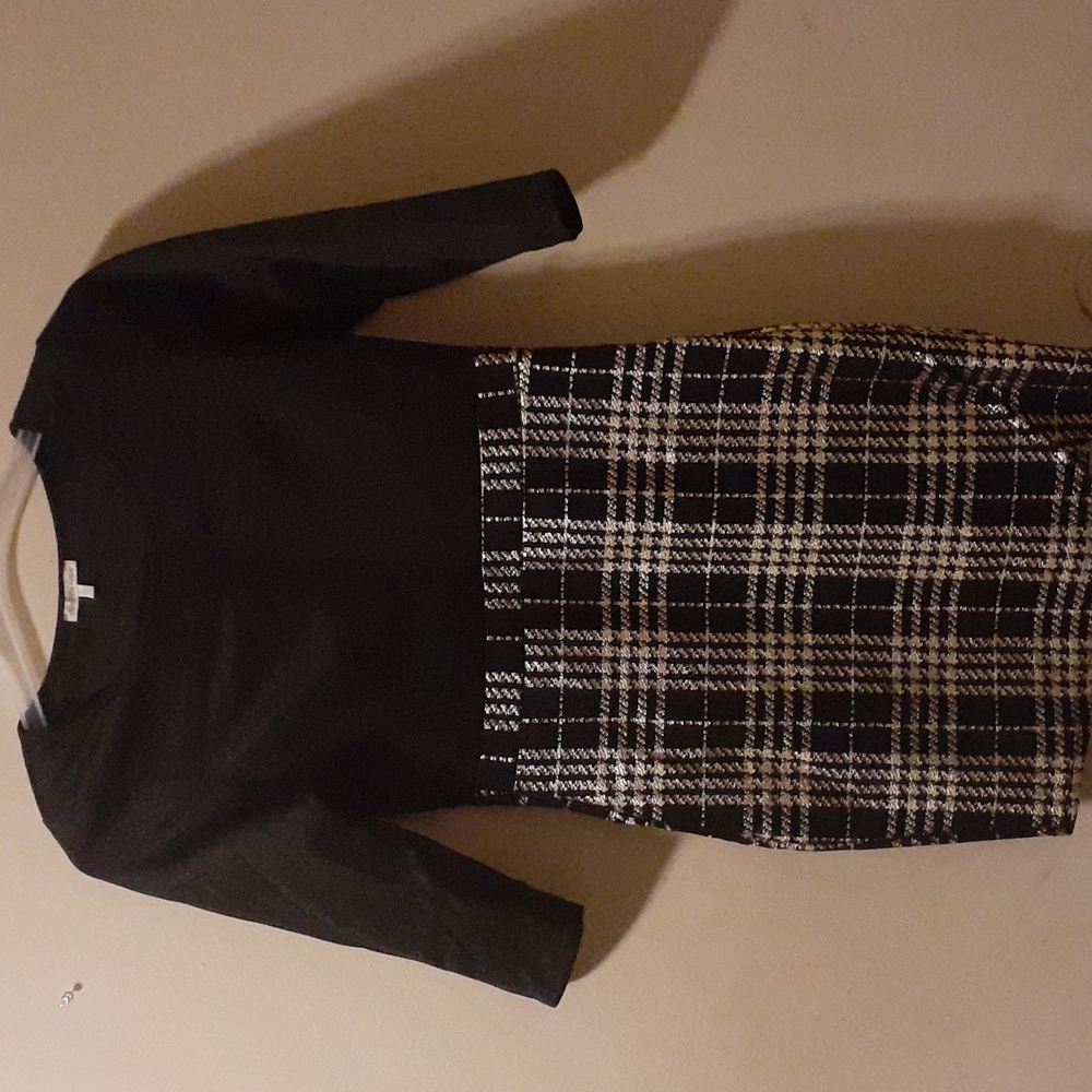 Womens Dress Black and Gold